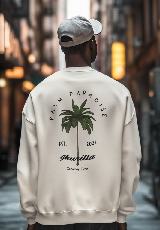 OVERSIZE SWEATSHIRT #PALM PARADISE