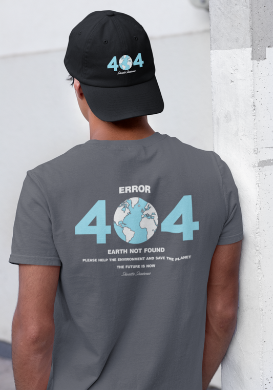 HERREN T-SHIRT #ERROR 404 BLUE