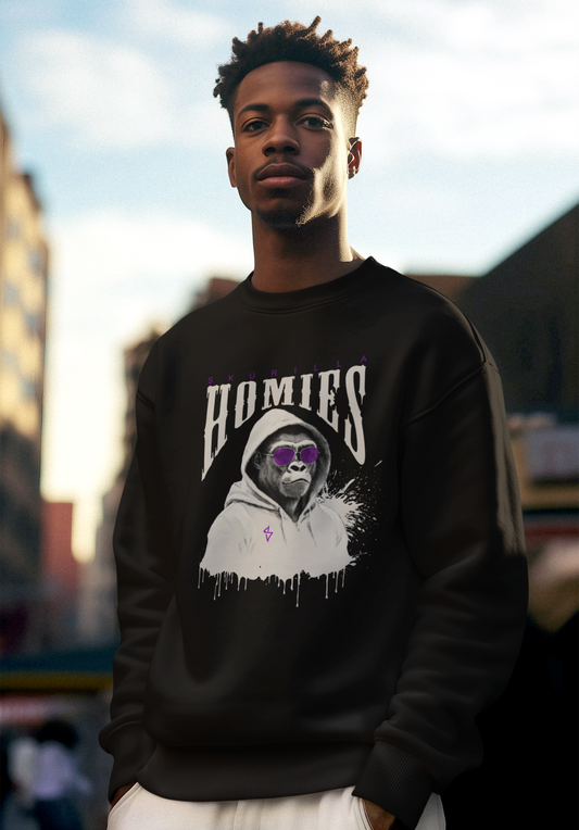 HERREN SWEATSHIRT #HOMIES