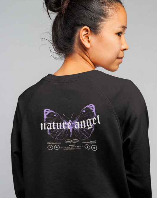 DAMEN SWEATSHIRT #NATURE ANGEL