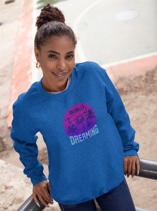 DAMEN SWEATSHIRT #TROPICAL