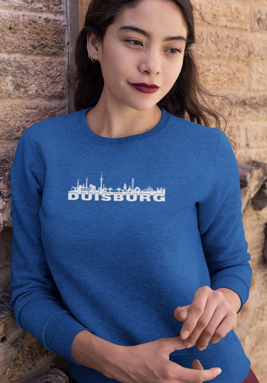 DAMEN SWEATSHIRT #DUISBURG SKYLINE