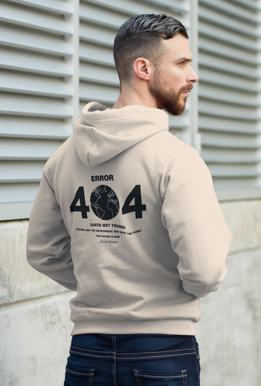 HERREN HOODIE #ERROR 404 BLACK