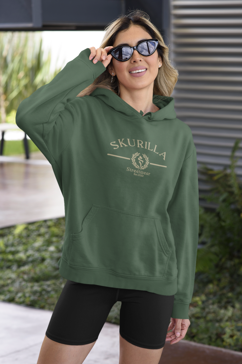 DAMEN HOODIE #SQUIGGLE