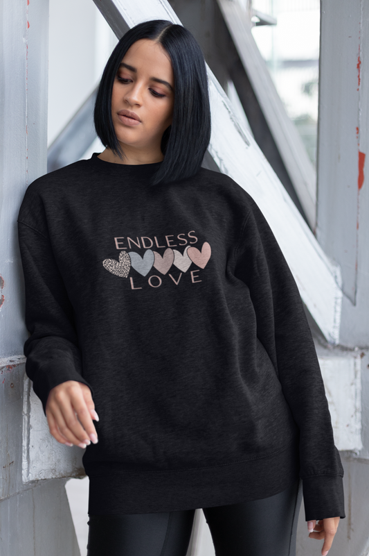 DAMEN SWEATSHIRT #ENDLESS LOVE