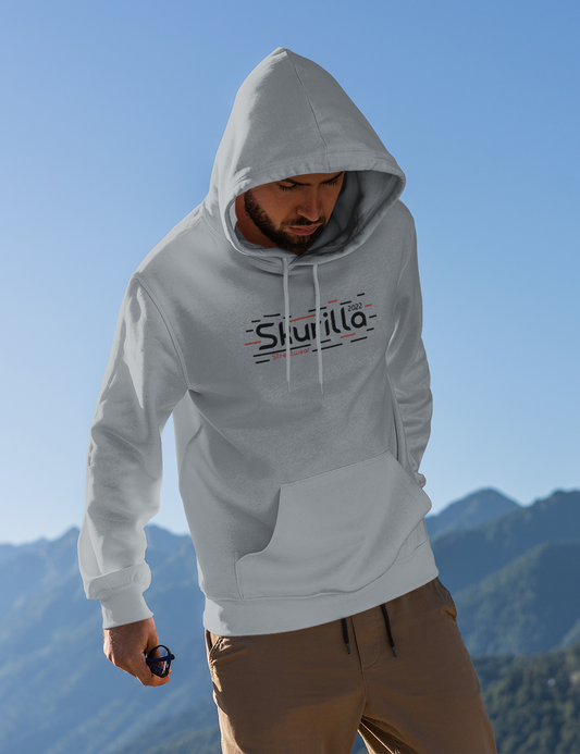 HERREN HOODIE #BLACK´N RED