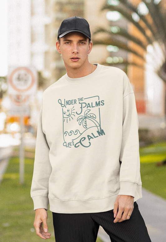 OVERSIZE SWEATSHIRT #UNDER THE PALMS