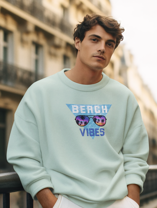 OVERSIZE SWEATSHIRT #BEACH VIBES