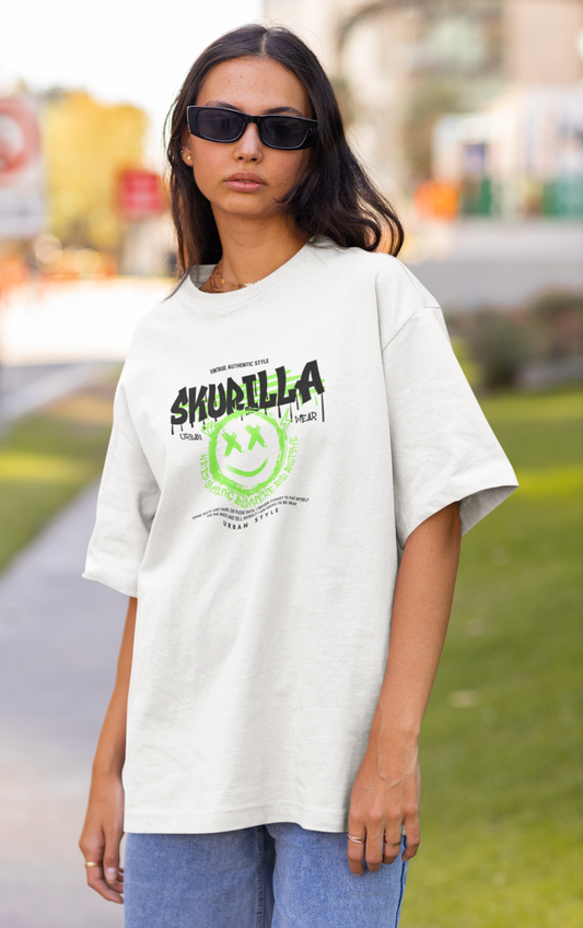 OVERSIZE T-SHIRT 220gr. #SMILEFACE