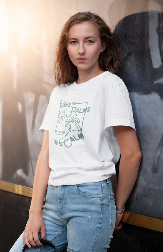 OVERSIZE T-SHIRT 220gr. #UNDER THE PALMS
