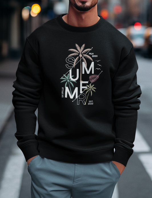 OVERSIZE SWEATSHIRT #PALM BEACH