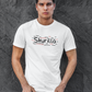 HERREN T-SHIRT #BLACK´N RED