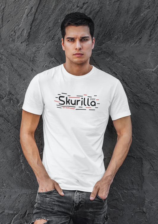 HERREN T-SHIRT #BLACK´N RED
