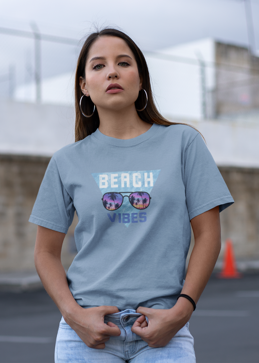 OVERSIZE T-SHIRT #BEACH VIBES